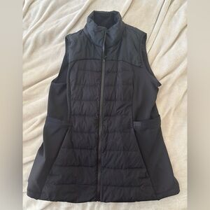 Lululemon Down For it All Vest, size 10, black